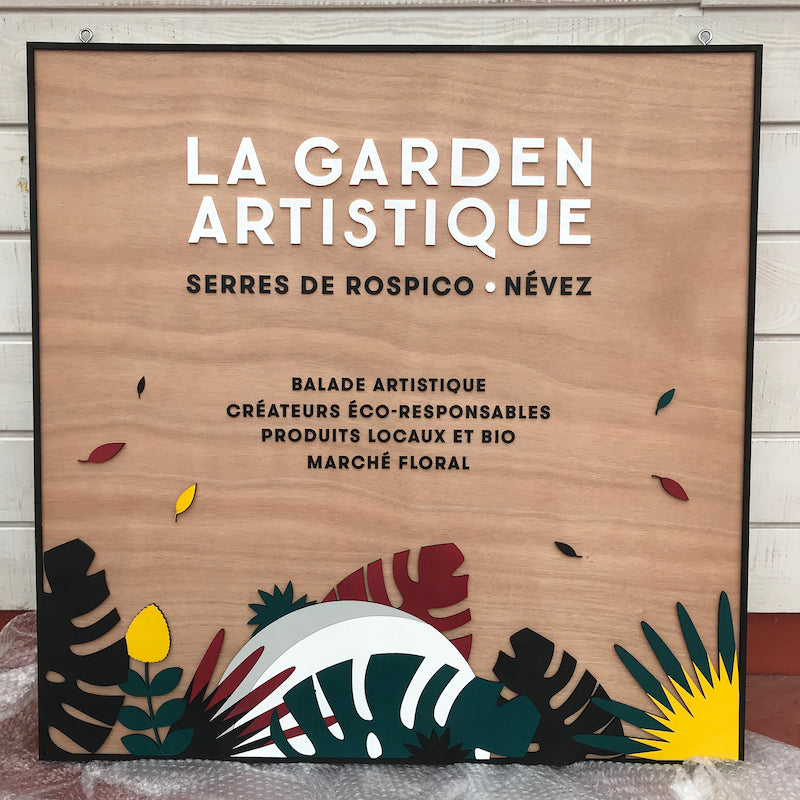 Enseignes intérieures Colorées