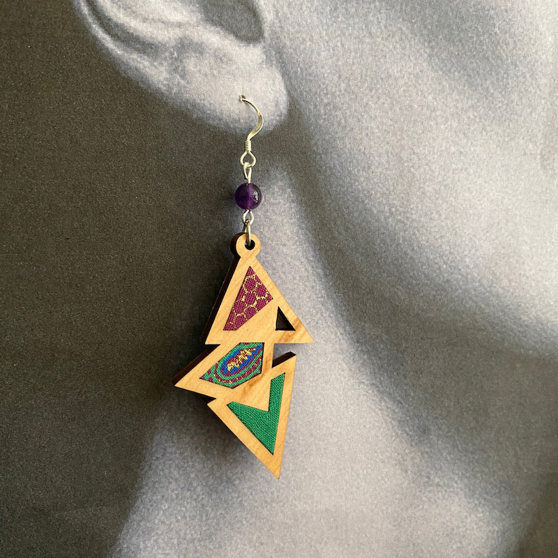 Boucle d'oreille - Triangulaire - L'étrangère