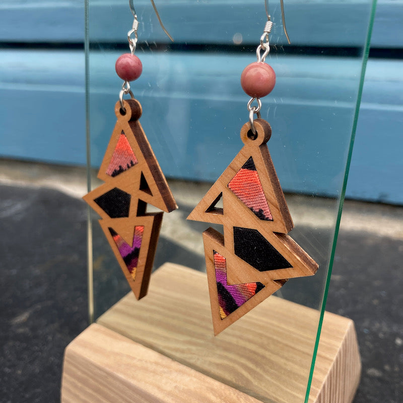 Boucle d'oreille - Triangulaire - Pop