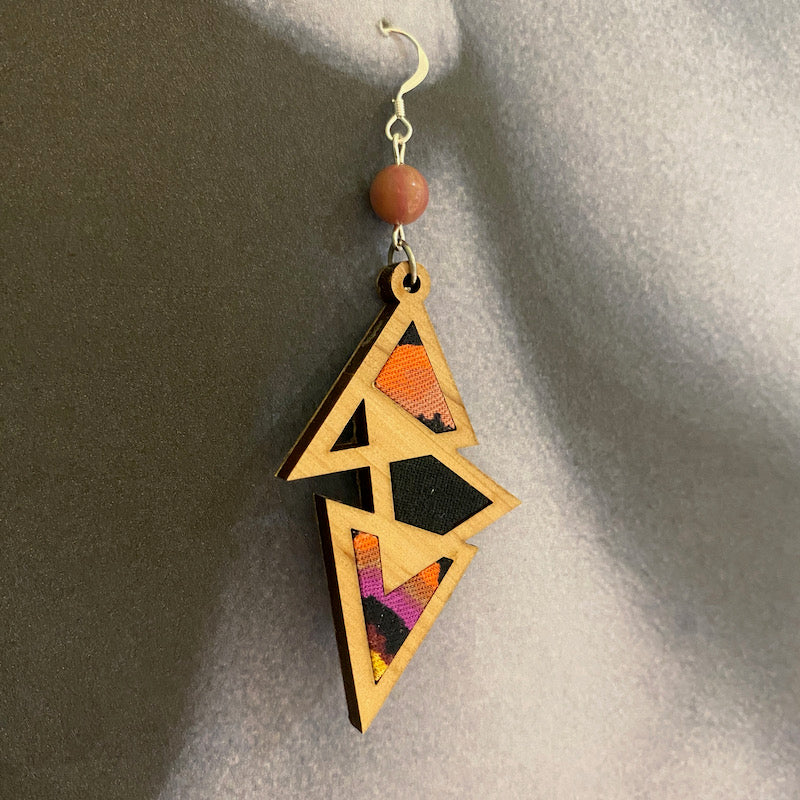 Boucle d'oreille - Triangulaire - Pop