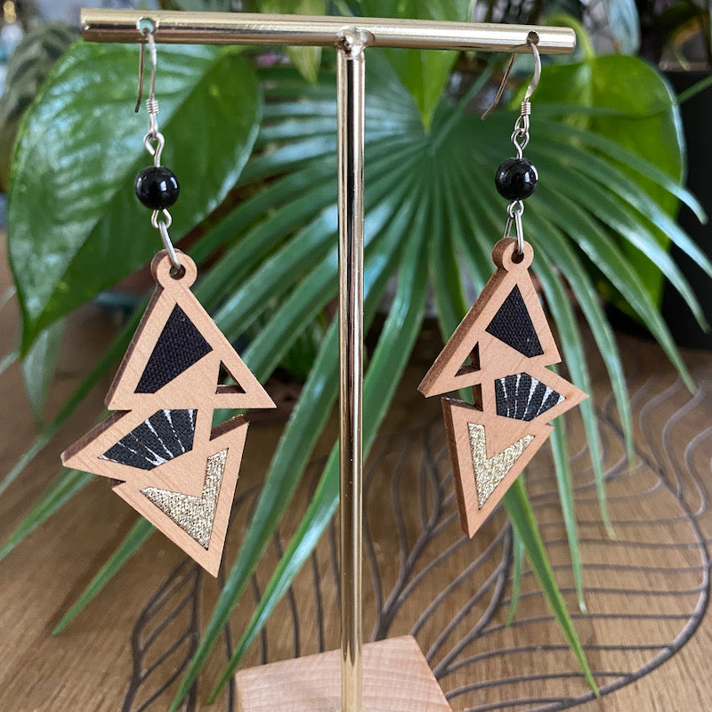 Boucle d'oreille - Triangulaire - Sublime