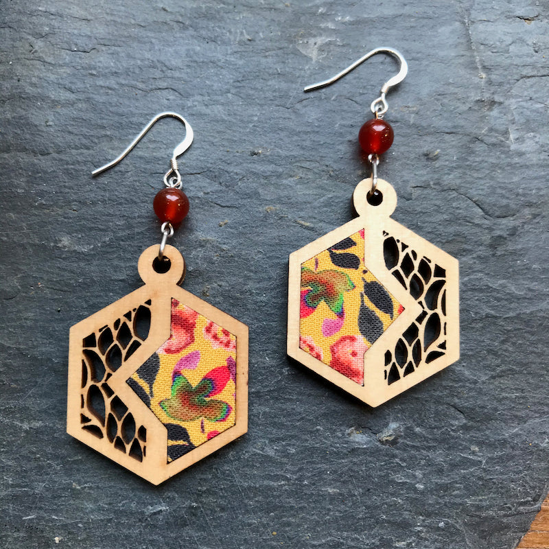 Boucle d'oreille - Automnale