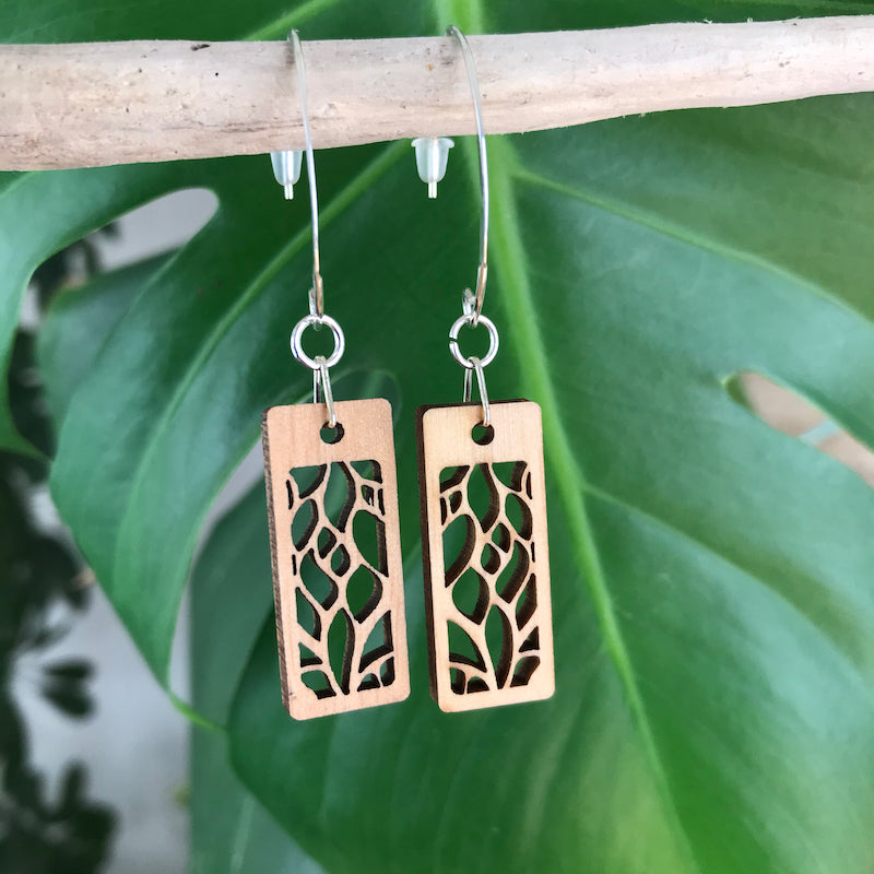 Boucle d'oreille - Corail