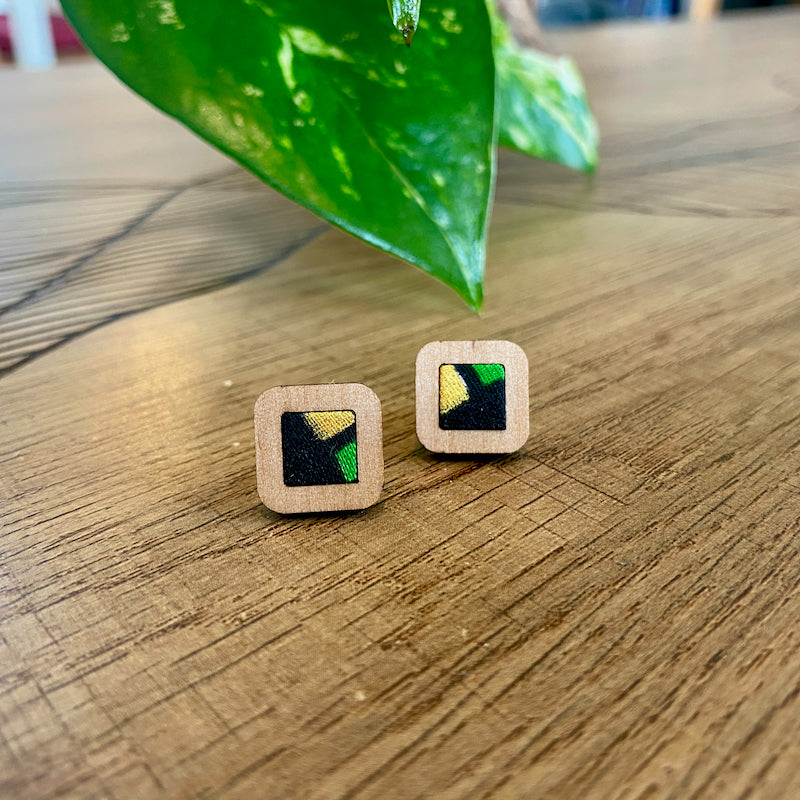 Puces d'oreilles - Carré -Graphe vert